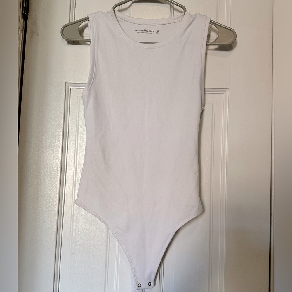 Abercrombie & Fitch White One-Piece Bodysuit